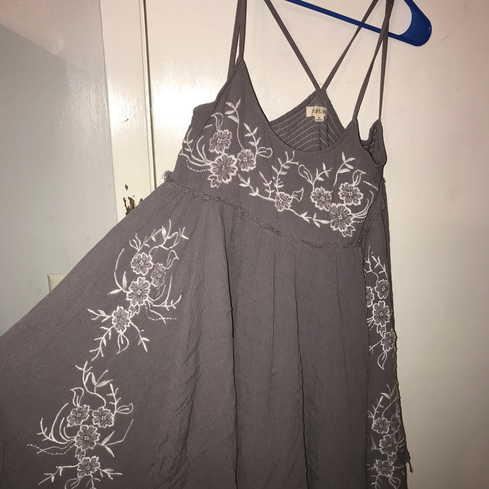 EMBROIDERED BABY DOLL DRESS SIZE XL